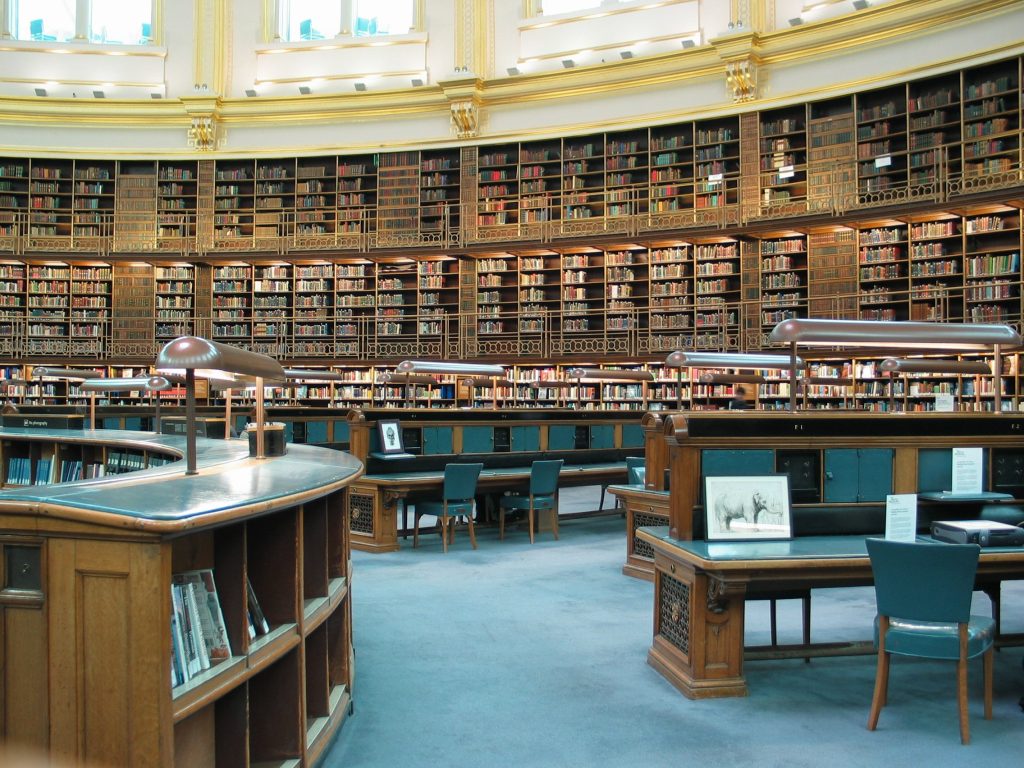 czytelnia w British library